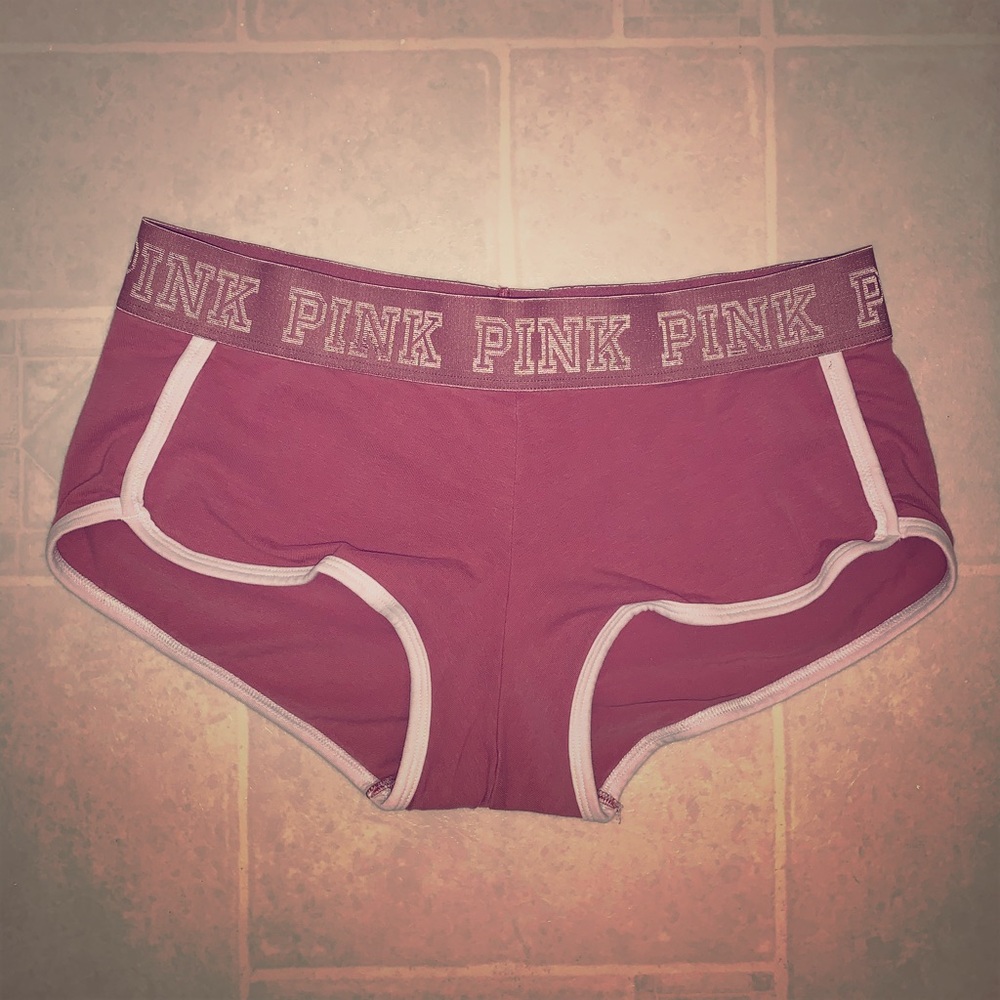 Victoria’s Secret pink boyshort panties